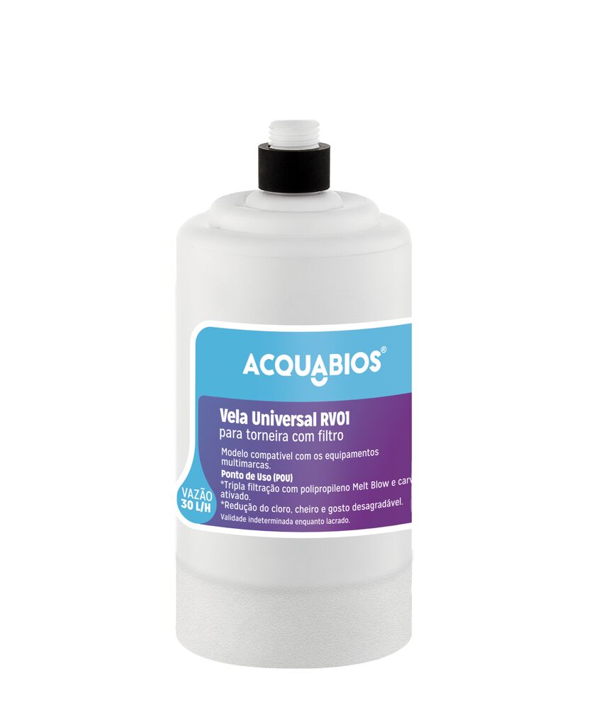 Refil para Filtro Acquabios Acqua Flow 30L/H Branco