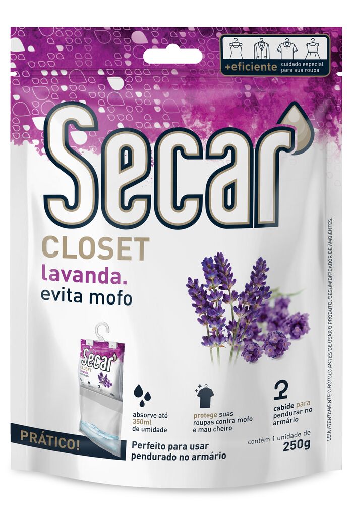 Desumidificador Soin Soc Closet 250g Roxo Lavanda