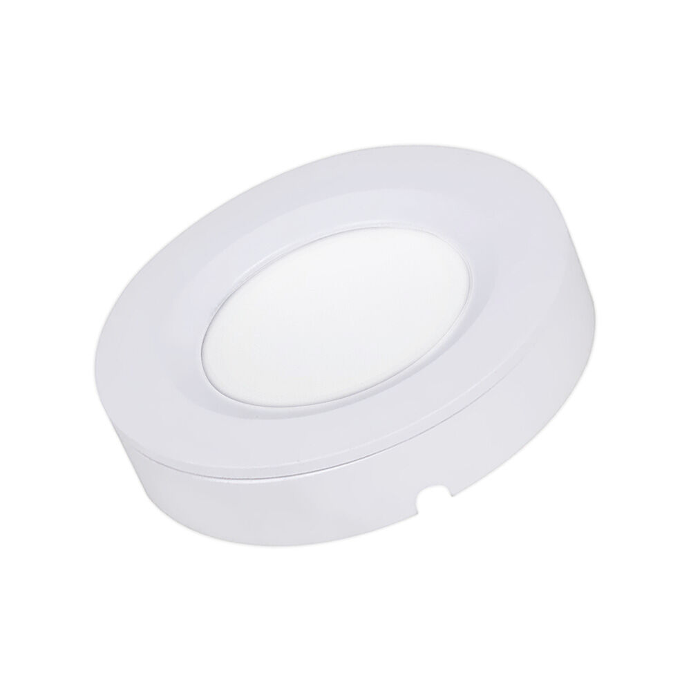 Spot LED Redondo para Móveis Álamo 3W 3000K Branco Luz Amarela Taschibra