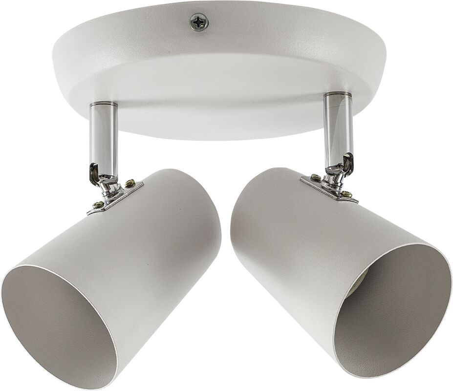 Spot Sobrepor Bronzearte New Shor 2 Lâmpadas E27 Branco