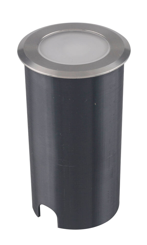 Embutido de Solo Slim LED Inox 1w 3.000k Luz Branco Quente Blumenau Iluminação