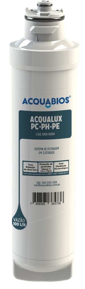 Refil para Purificador Acquabios Acqualux PC-PH-PE 100L/H