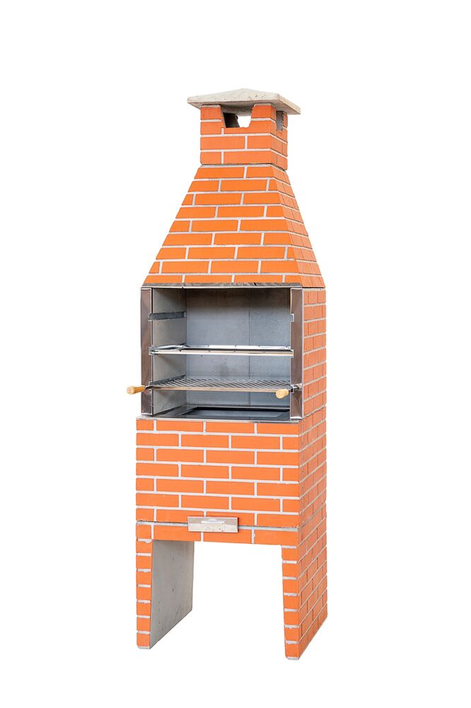 Churrasqueira Pré Moldada Tijolinho 55 cm Vermelho Primus