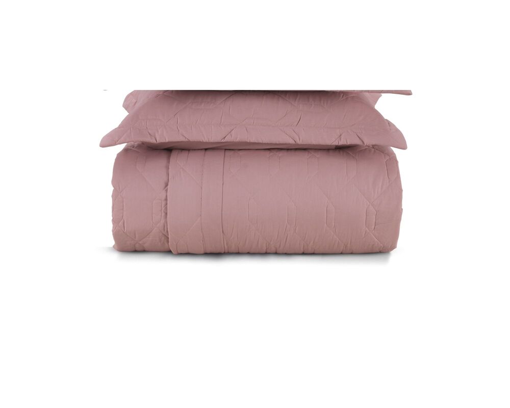 Colcha Solteiro Karsten 1,80x2,55m Liss Rosa