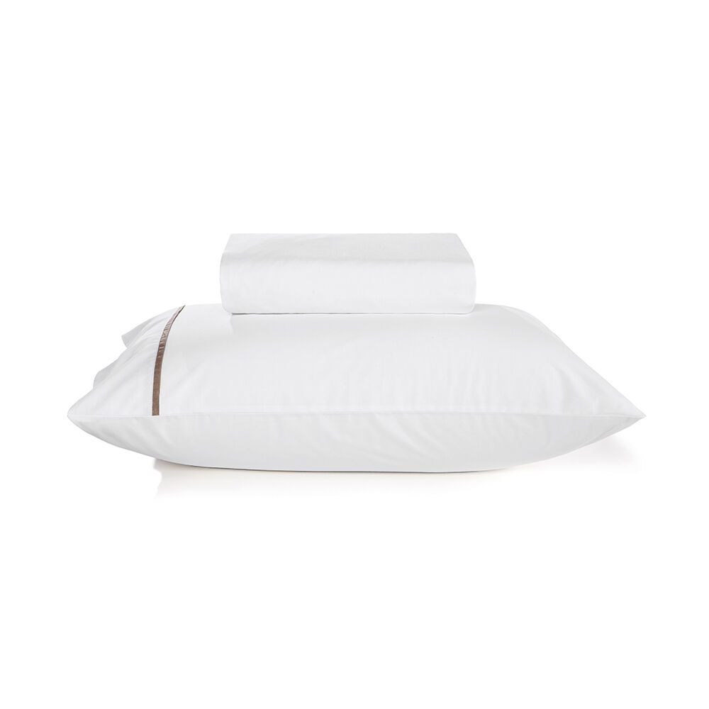 Jogo de Cama Solteiro Karsten 1,80x2,55m Liam Branco