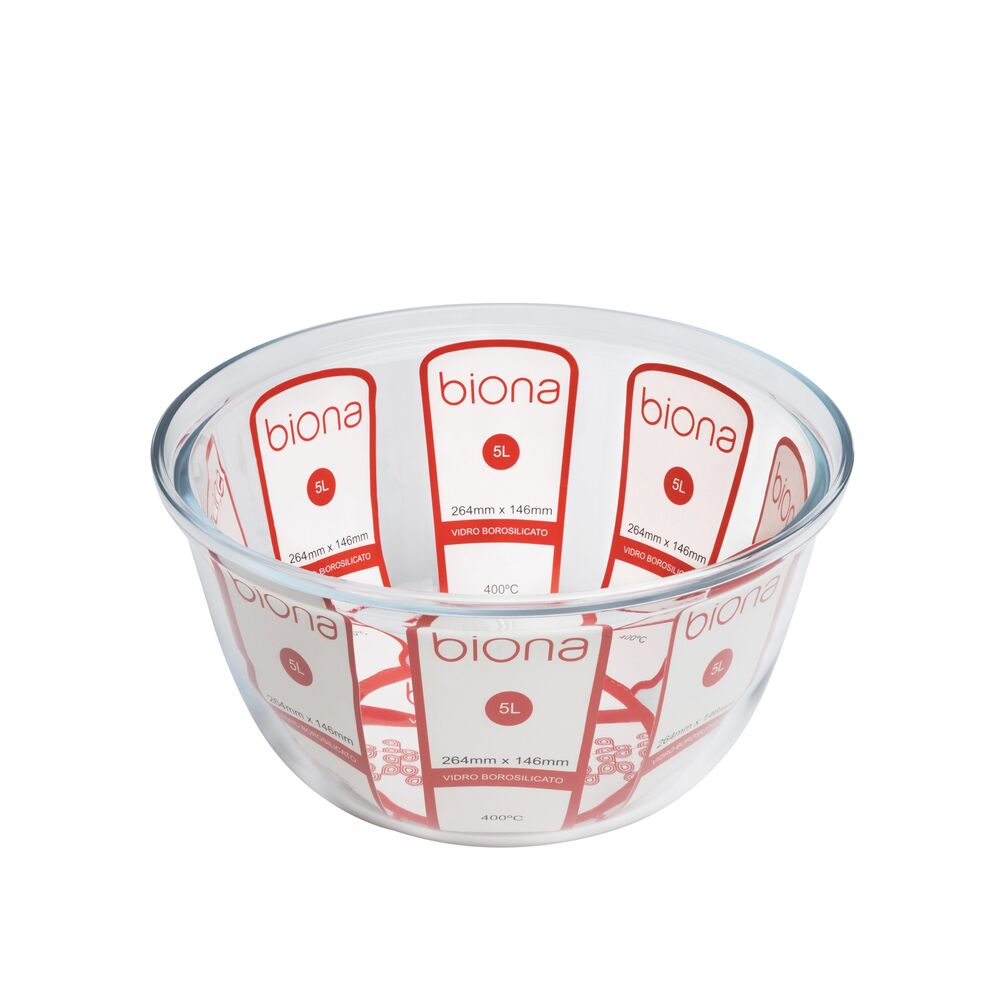 Pote de Vidro Oxford 5L Redondo
