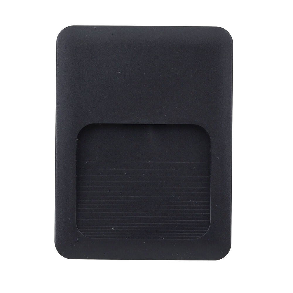 Balizador LED Gadol 2W 3000K Preto Luz Amarela Gaya