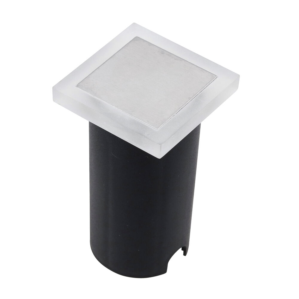 Balizador Embutido Quadrado 1W Slim 3000K Luz Amarela Gaya