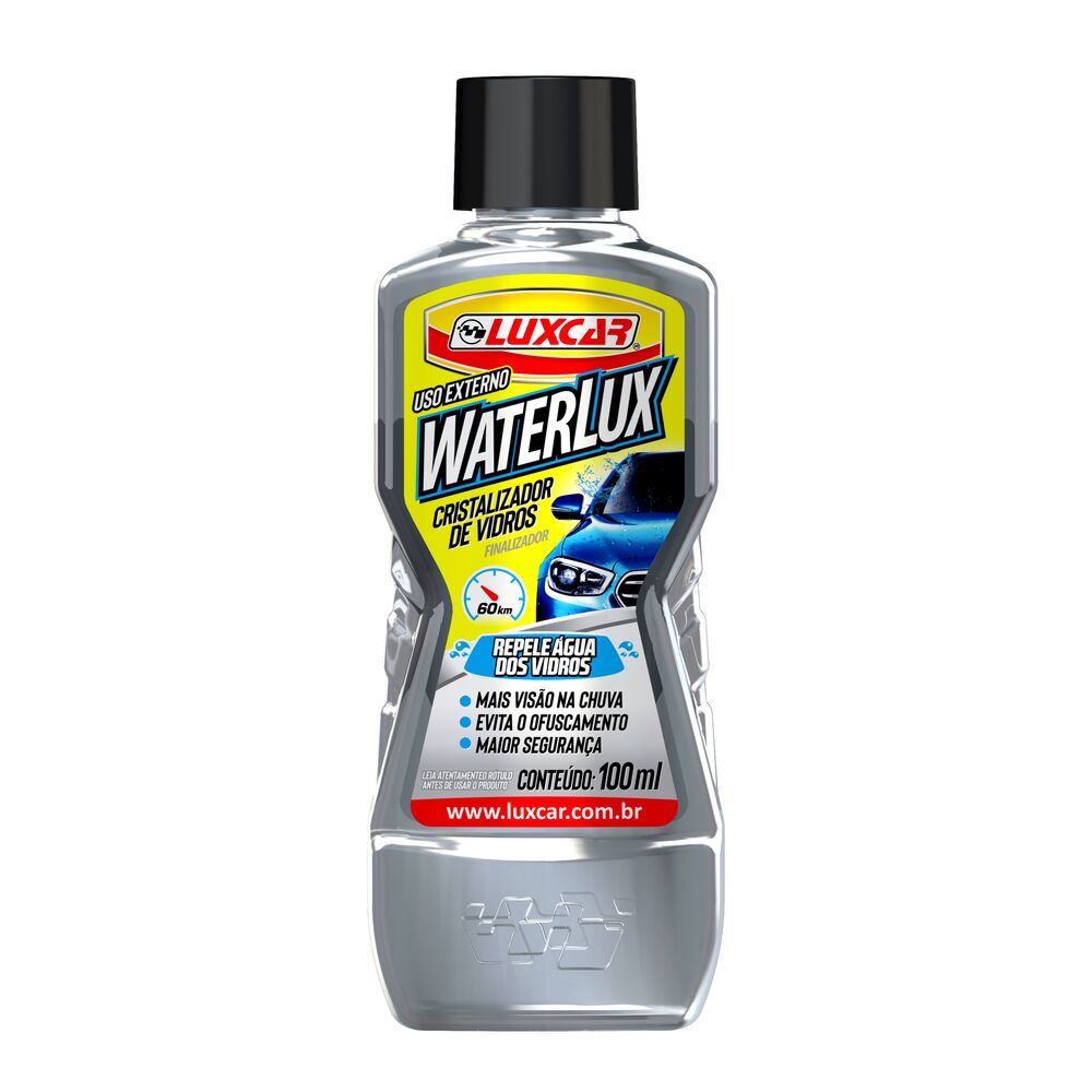 Limpa Vidro Cristalizador Luxcar Waterlux Transparente