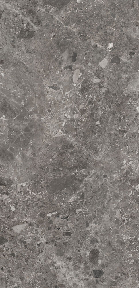 Porcelanato Ceppo Di Gre Cinza Marmorizado Retificado 120x250 Roca