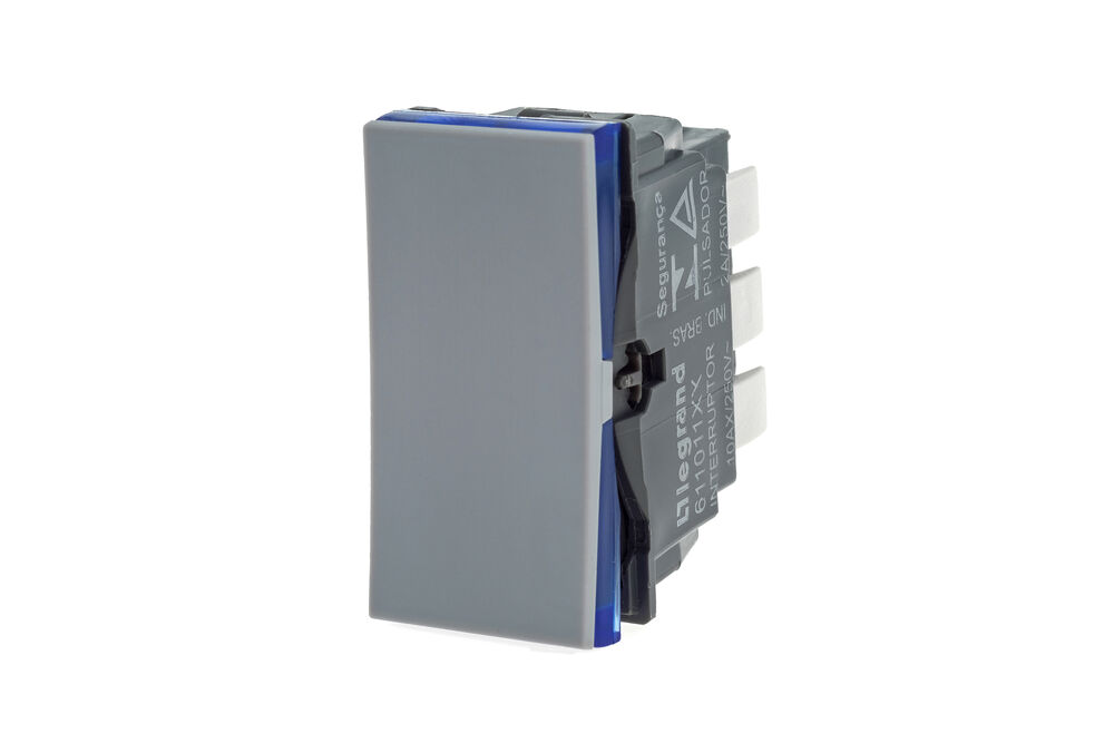 Módulo Interruptor 1S Pial Plus+ Preto 10A