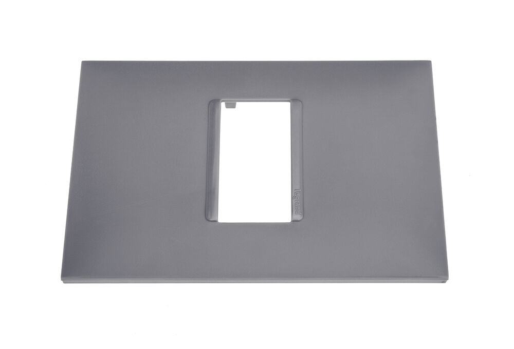 Placa Plus+ 1 Seção 4x2cm Cinza Pial