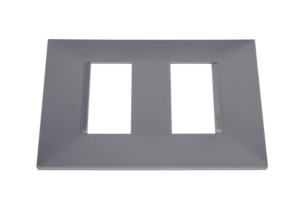Placa Plus+ 2 Seções Cinza Pial