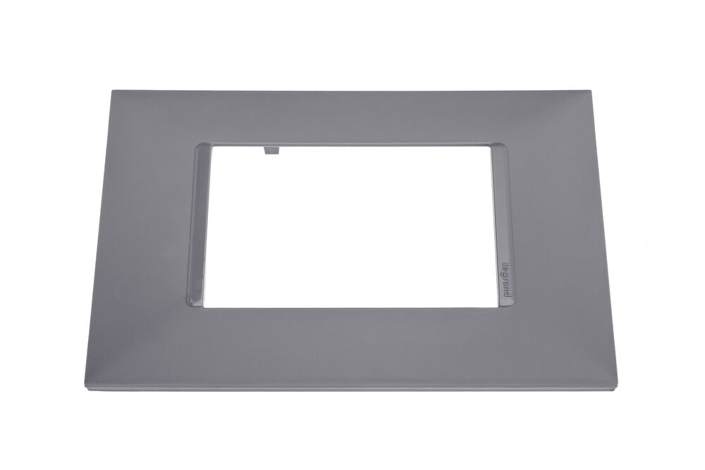 Placa Plus+ 3 Seções Cinza Pial