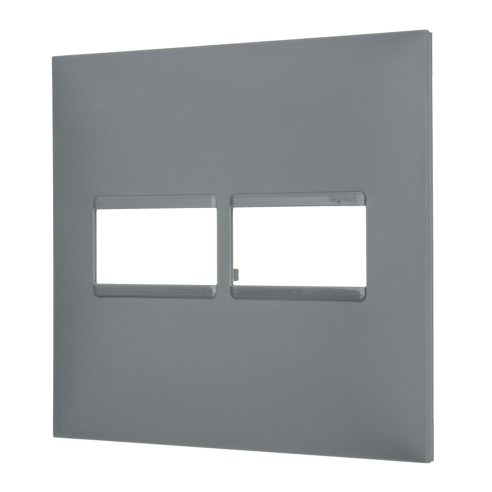 Placa Plus+ 2 Seções 4x4cm Cinza Pial