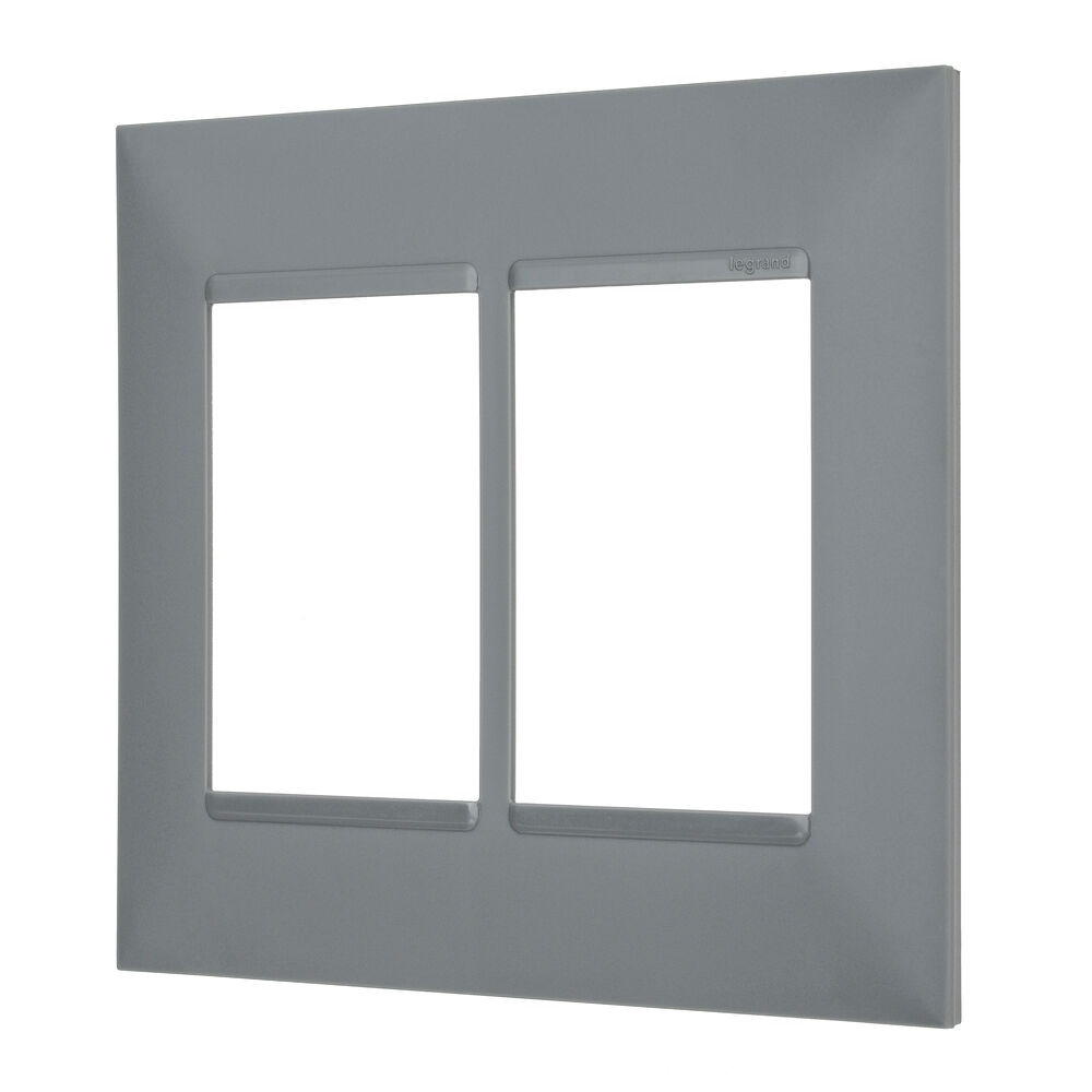 Placa Plus+ 6 Seções 4x4cm Cinza Pial