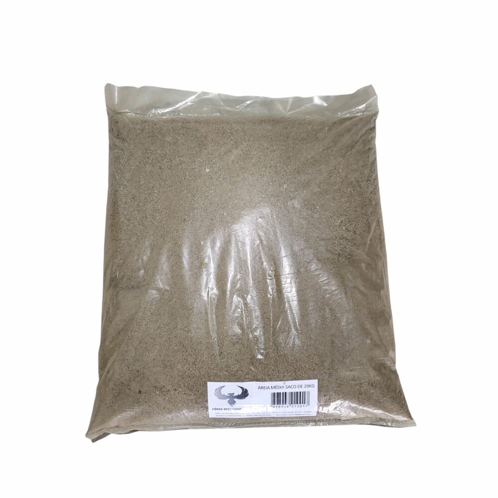 Areia Média 20kg Fênix Distribuidora