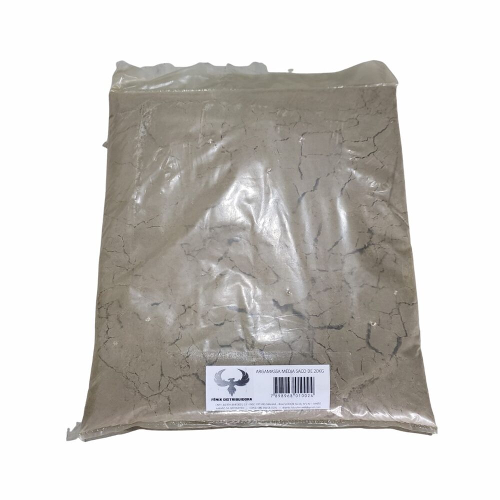 Argamassa Média 20kg Fênix Distribuidora