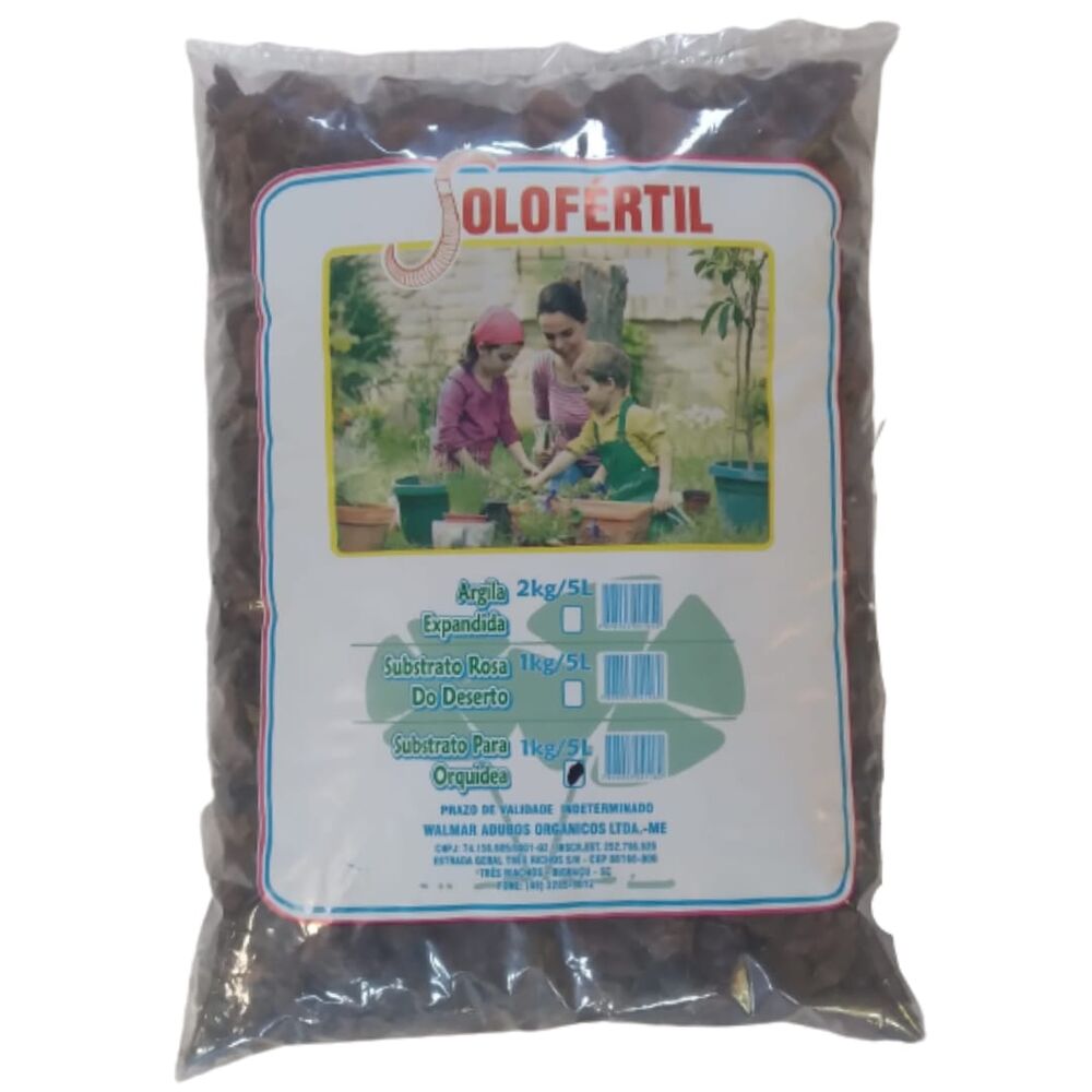 Substrato Orquídea Solo Fértil 1kg