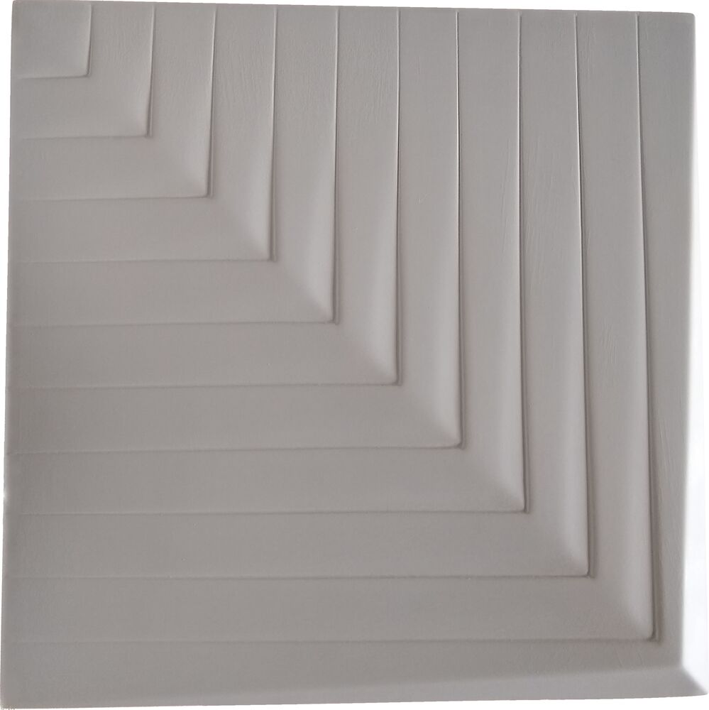 Revestimento Cimentício Suroh Parede Cemento 3D Bianco 40x40x2 Cimentíssimo