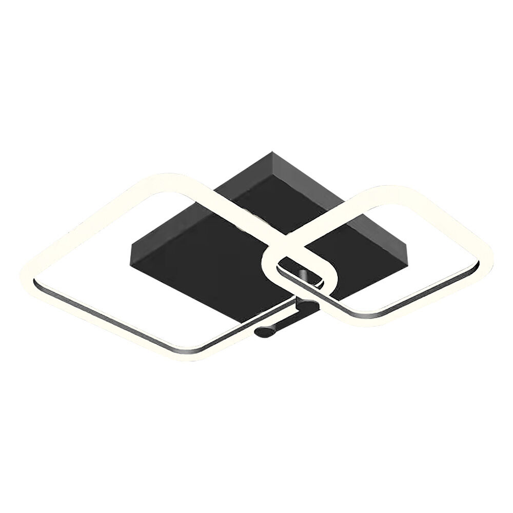 Plafon Space Square Preto Bronzearte
