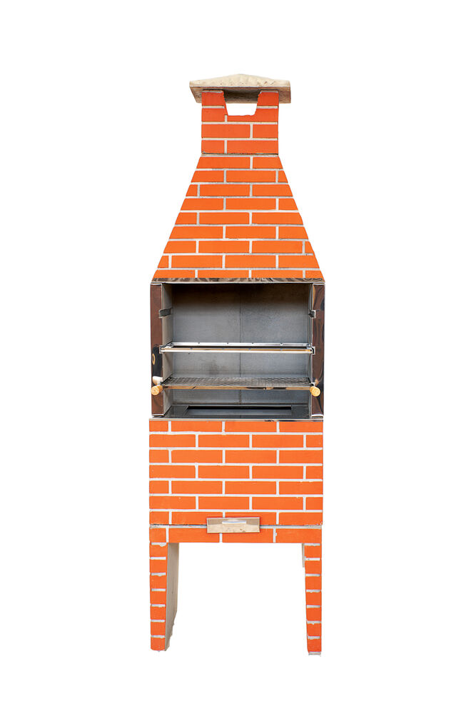 Churrasqueira Pré Moldada Tijolinho 75 cm Vermelho Primus