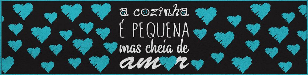 Passadeira com frase: