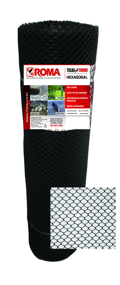 Tela Touro Número 5 Leve Preta Roma