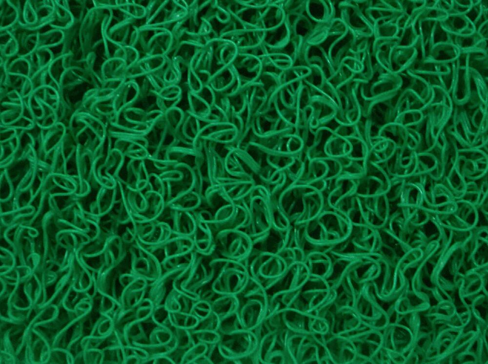 Tapete Capacho Vinil Liso Verde Bandeira 60 x 40 cm Euro Mats