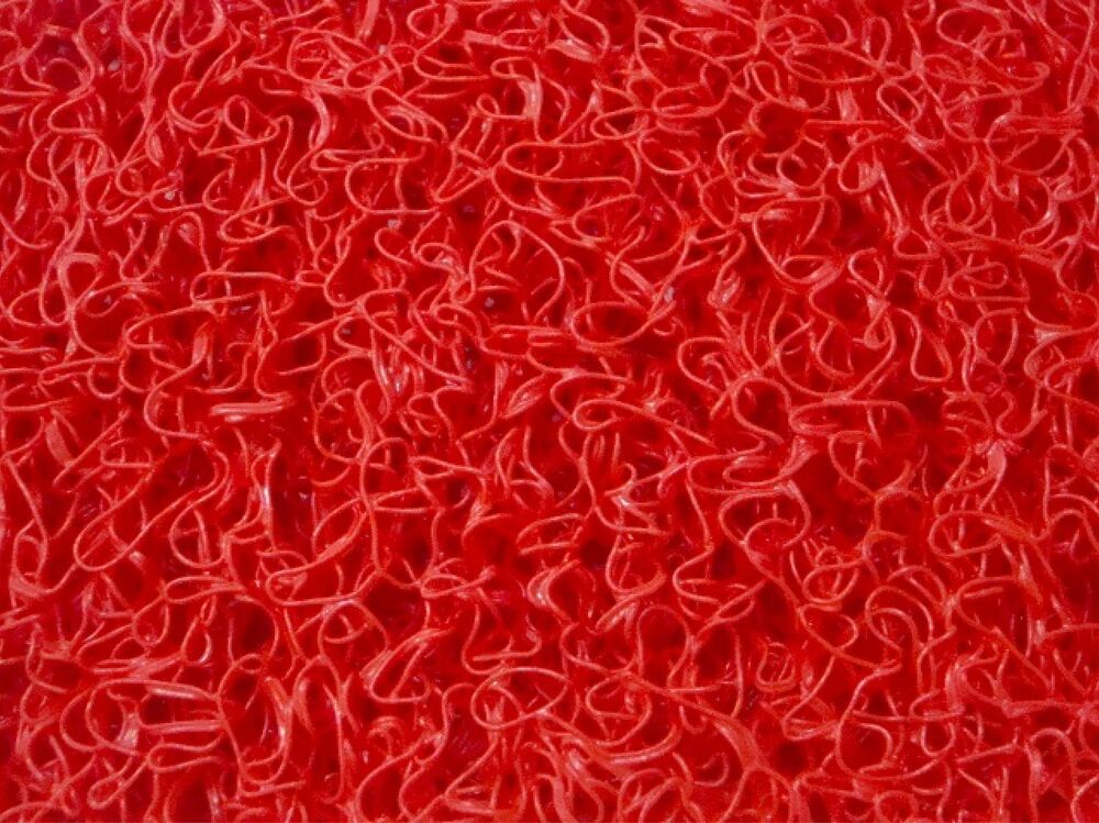 Tapete Capacho Vinil Liso Vermelho 60 x 40 cm Euro Mats