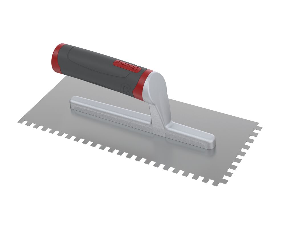 Desempenadeira de Aço Dentada 8x8MM Cortag