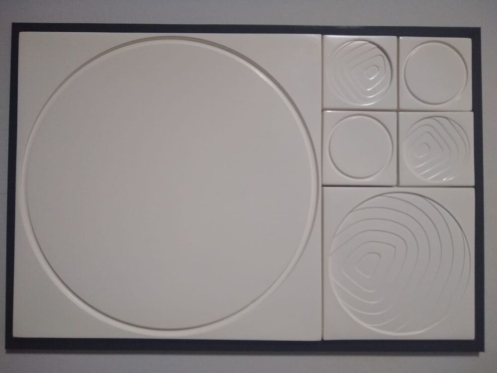 Revestimento Cimentício Anelli Parede Cemento 3D Bianco 10x10x2 Sem relevo Cimentíssimo