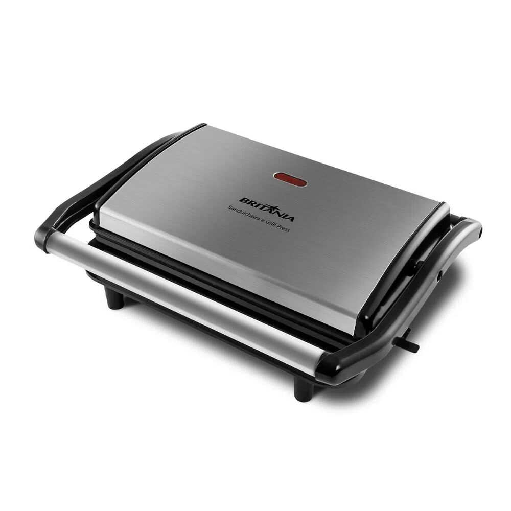 Sanduicheira Grill Express BGR27I Inox 850W Britânia