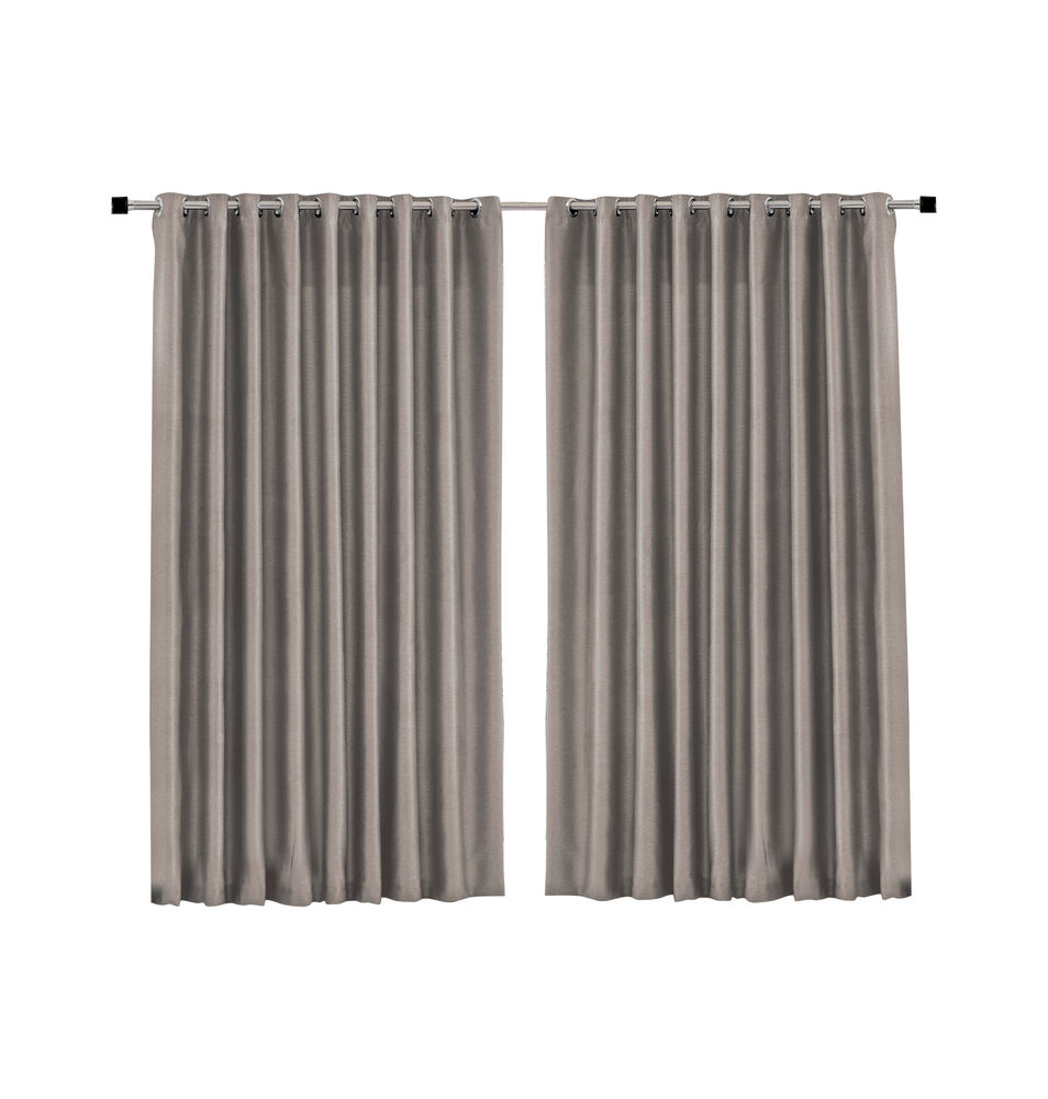 Cortina Blackout Tecido Blend 3x2,3m Latte Bella Janela