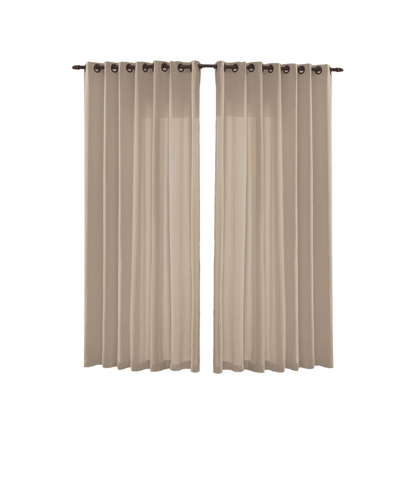 Cortina Rústica Pantex 2,6x2,3m Latte Bella Janela