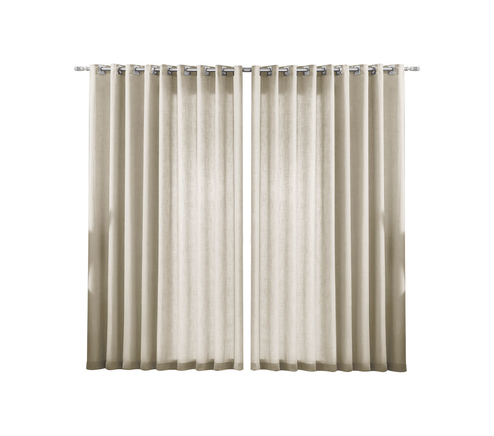 Cortina Duo Mônaco 4,2x2,5m Areia Bella Janela