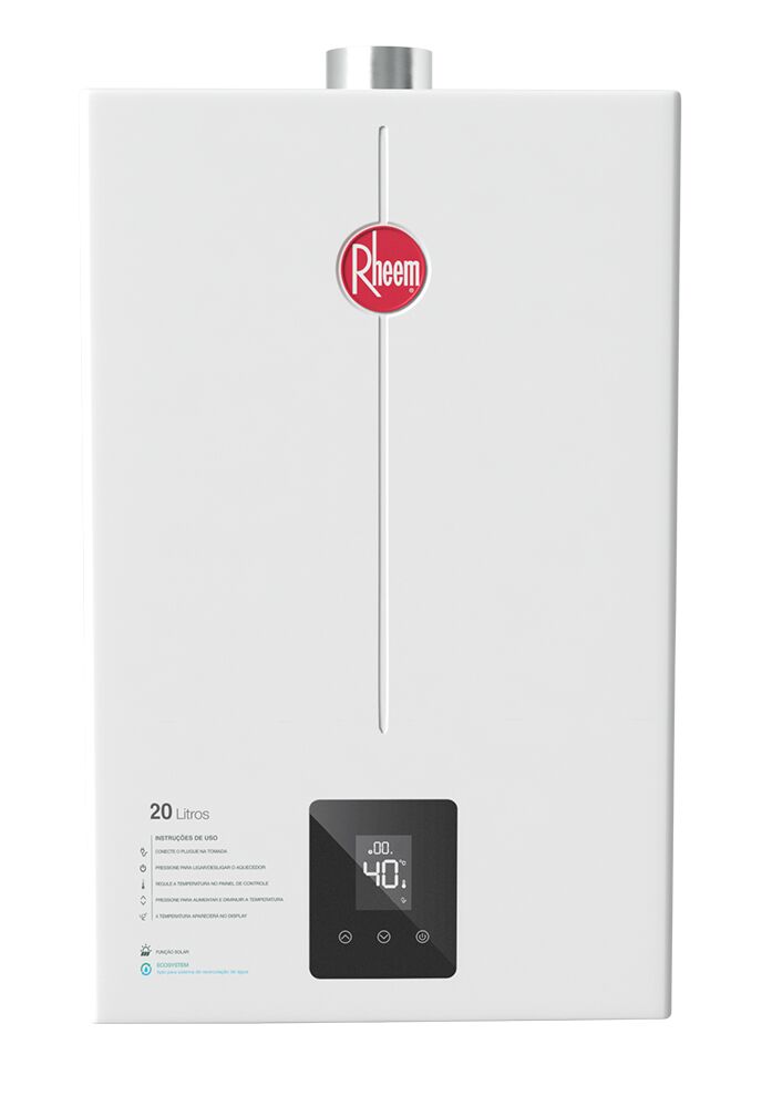 Aquecedor a Gás Prestige GN 20 Branco Rheem