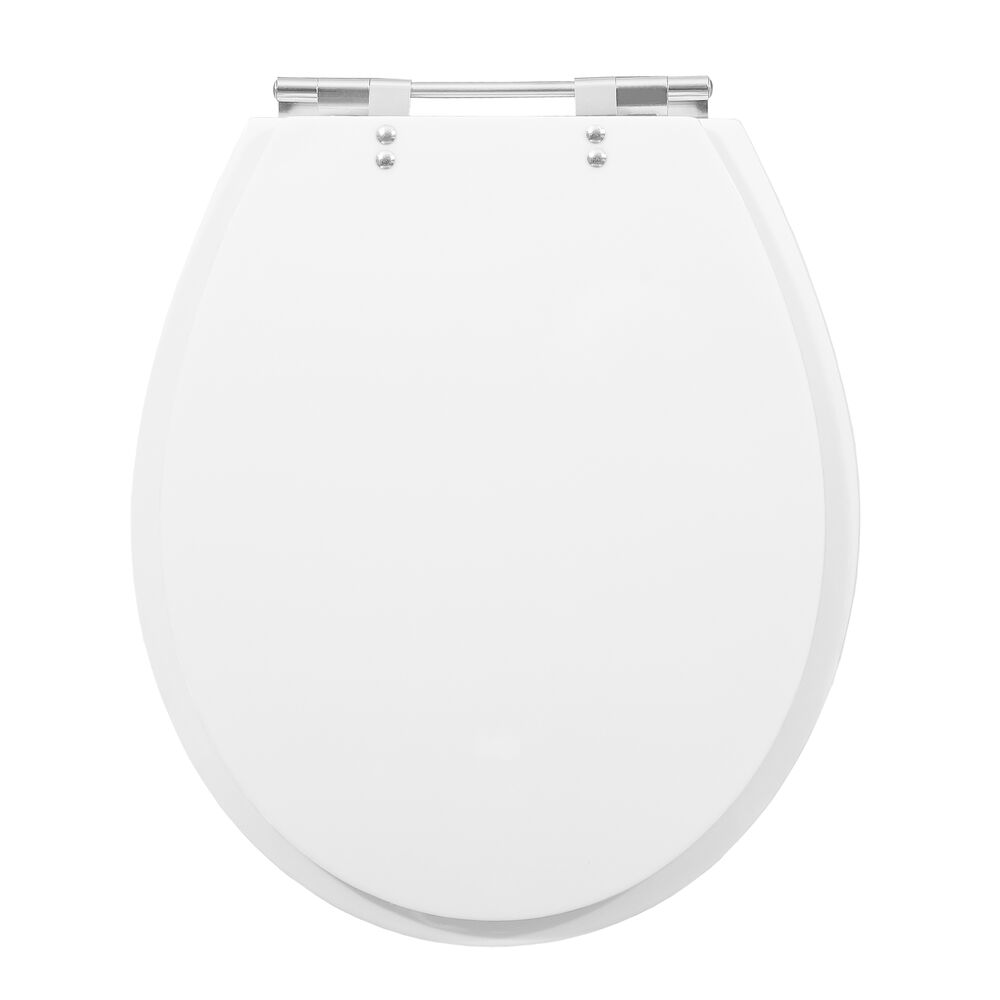 Assento Sanitário Poliéster Ravena/Targa/Studio Branco Hidrofama