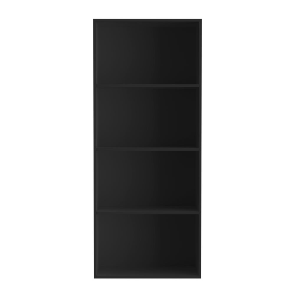 Estante com 4 divisórias Preto Multivisão