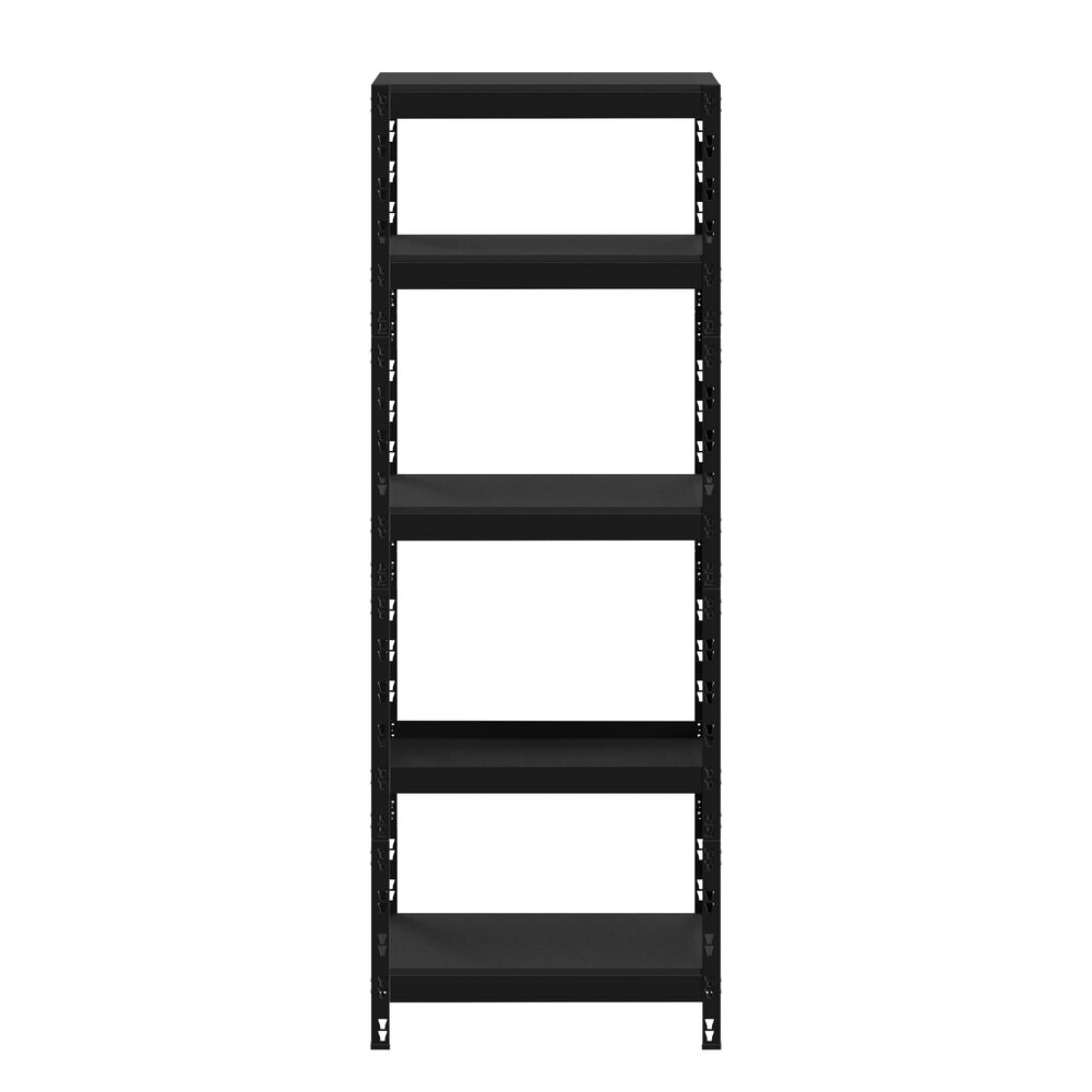 Estante Stronger com 5 prateleiras de aço 1,80x680x300 Preto Multivisão