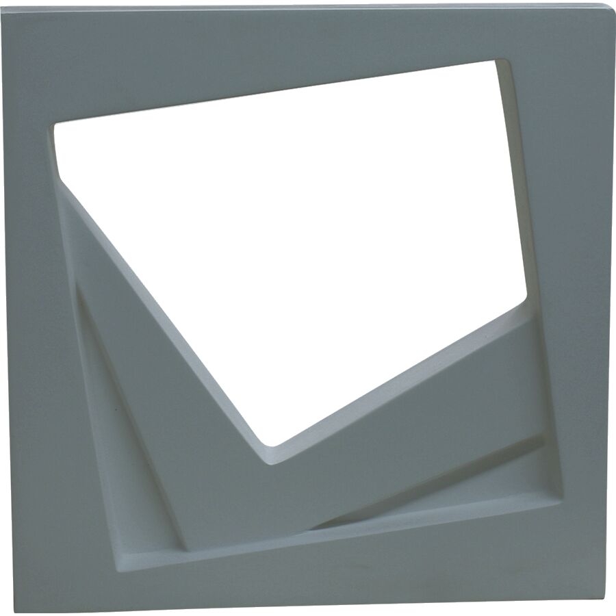 Cobogó Cimentício Alcubo Parede Cemento Argento  40x40x8 Cimentíssimo