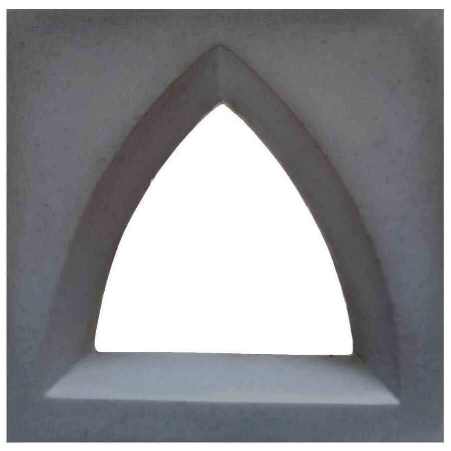 Cobogó Cimentício Arck Parede Cemento Cobogó Graphite 30x30x7 Cimentíssimo