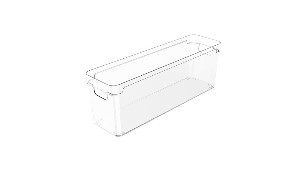 Cesto Clear Organizador Acrílico 37x10x13 Transparente Martiplast