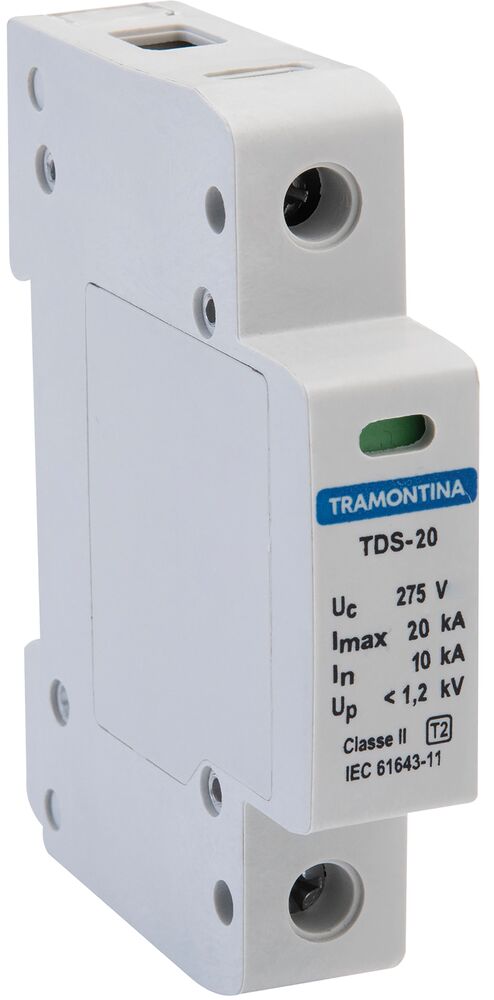 Disjuntor Tds 20 Amperes 220 Volts Unipolar Branco Tramontina