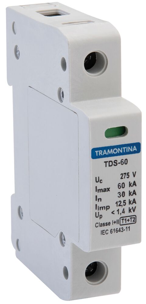 Disjuntor Tds 60 Amperes 220 Volts Unipolar Branco Tramontina