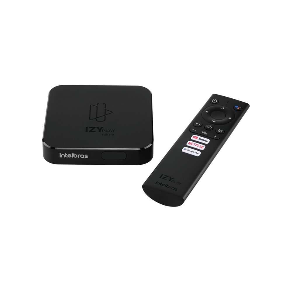Smart Box Tv Izy Play Preta Intelbras