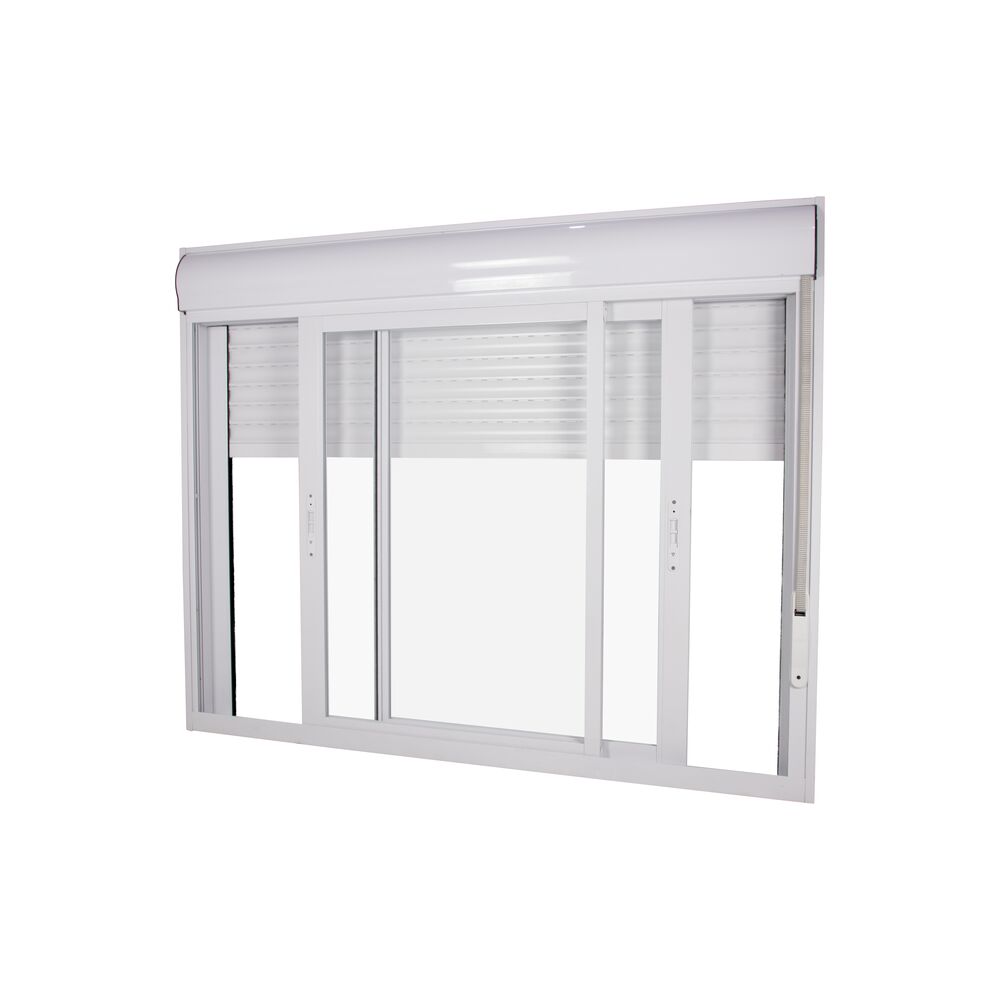 Janela de Correr Veneziana Integrada 200x120 Branco CRV