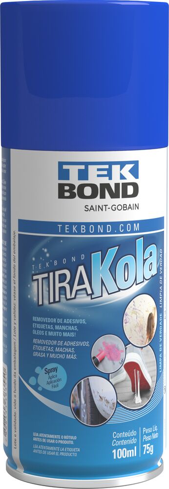 Removedor Spray Tira Kola 100ml/75gr Transparente Tekbond