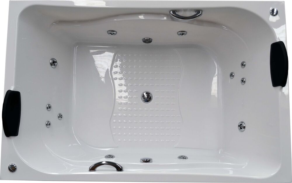 Banheira Acrílica Ancona Luxo 1,70x1,10 Branca Stamplas