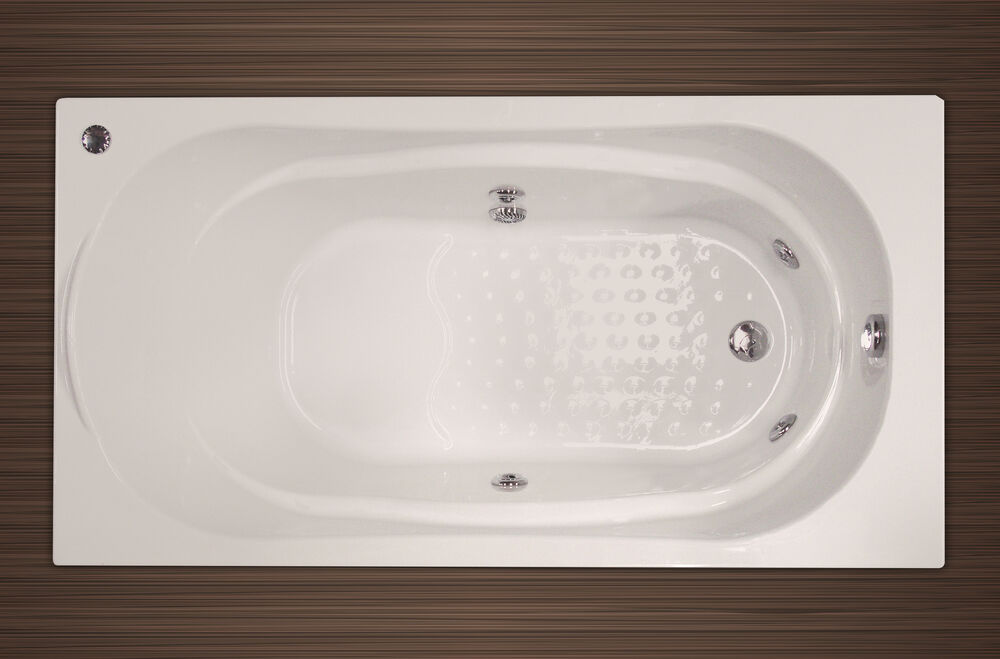 Banheira Acrílica Com Hidro Ancona 1,70x0,80 Branca Stamplas